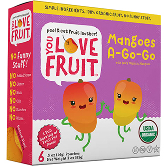 You Love Fruit Handmade Fruit Leather, Mangoes A-Go-Go