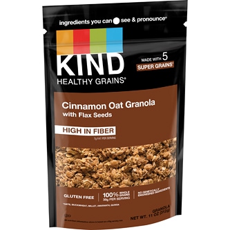 KIND Healthy Grains Granola, Cinnamon Oat with Flax Seeds