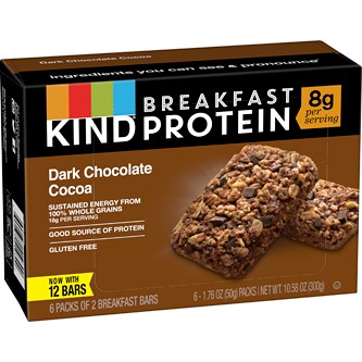 KIND Breakfast Protein Bars, Dark Chocolate Cocoa