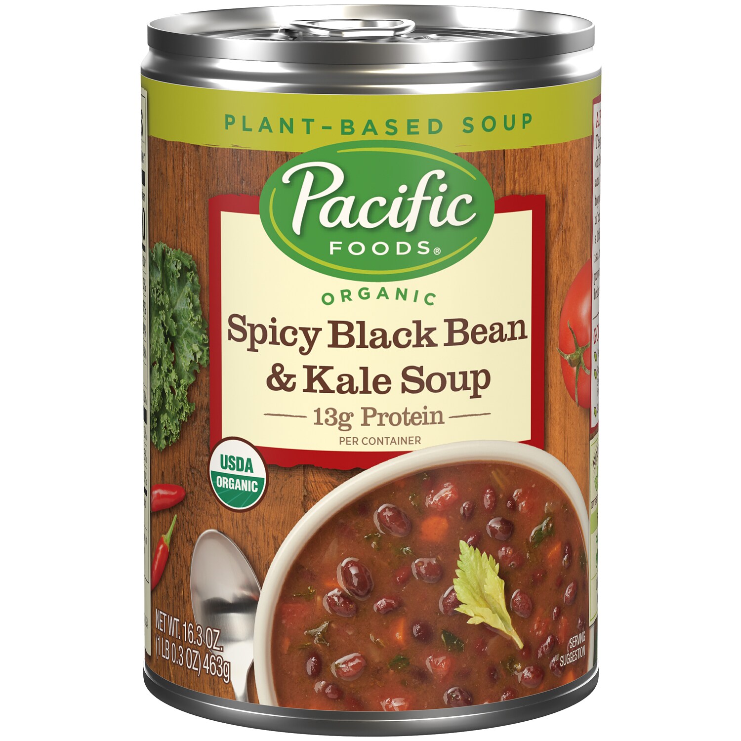Pacific Organic Soup, Spicy Black Bean & Kale
