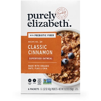 Purely Elizabeth Superfood Oatmeal, Classic Cinnamon