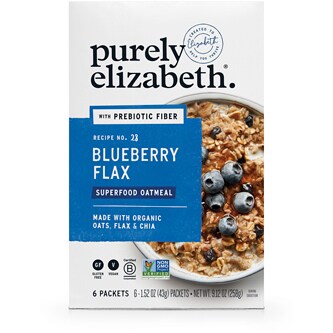 Purely Elizabeth Superfood Oatmeal, Blueberry Flax