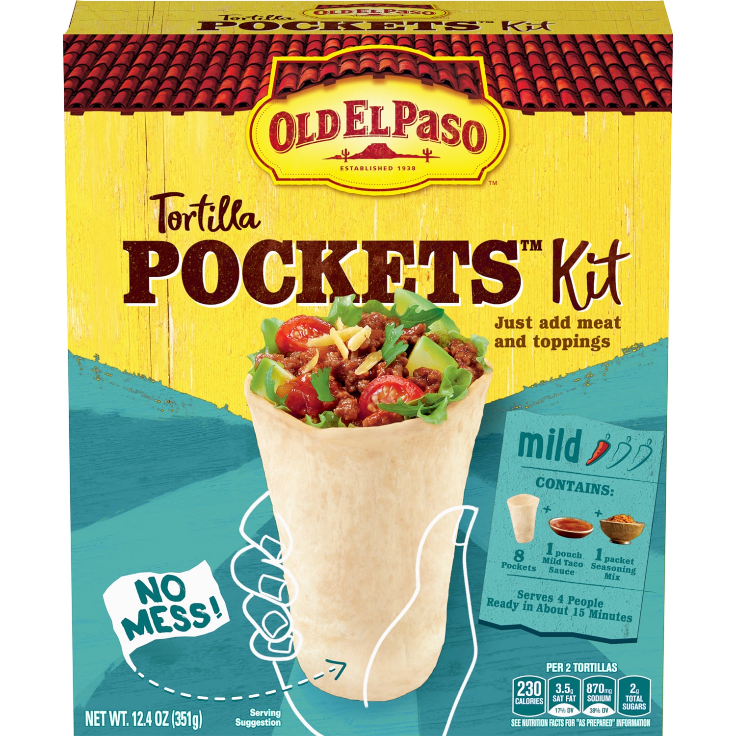 Old El Paso Tortilla Pockets Kit