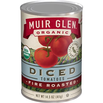 Muir Glen Organic Fire Roasted Diced Tomatoes