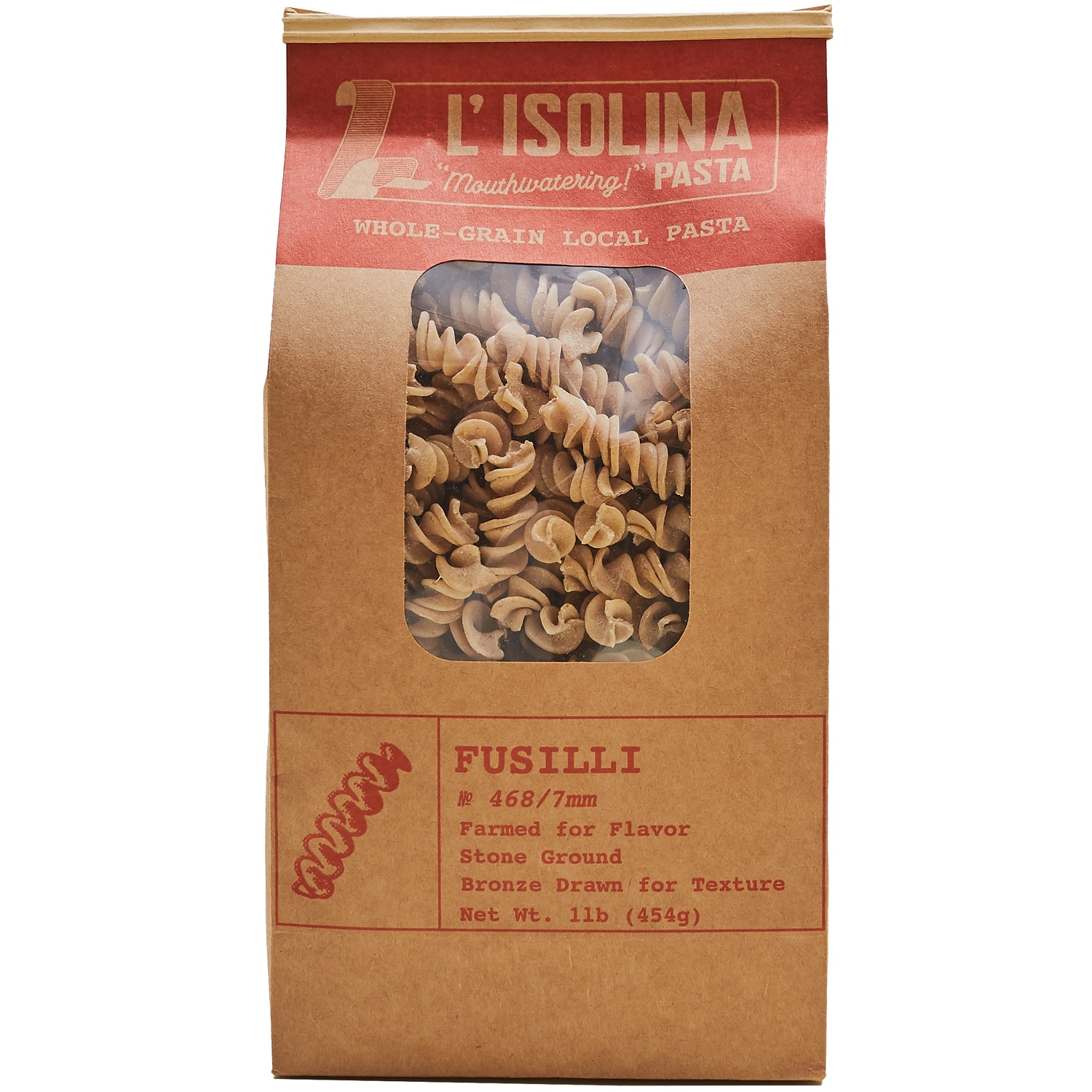 L'Isolina Whole-Grain Local Fusilli