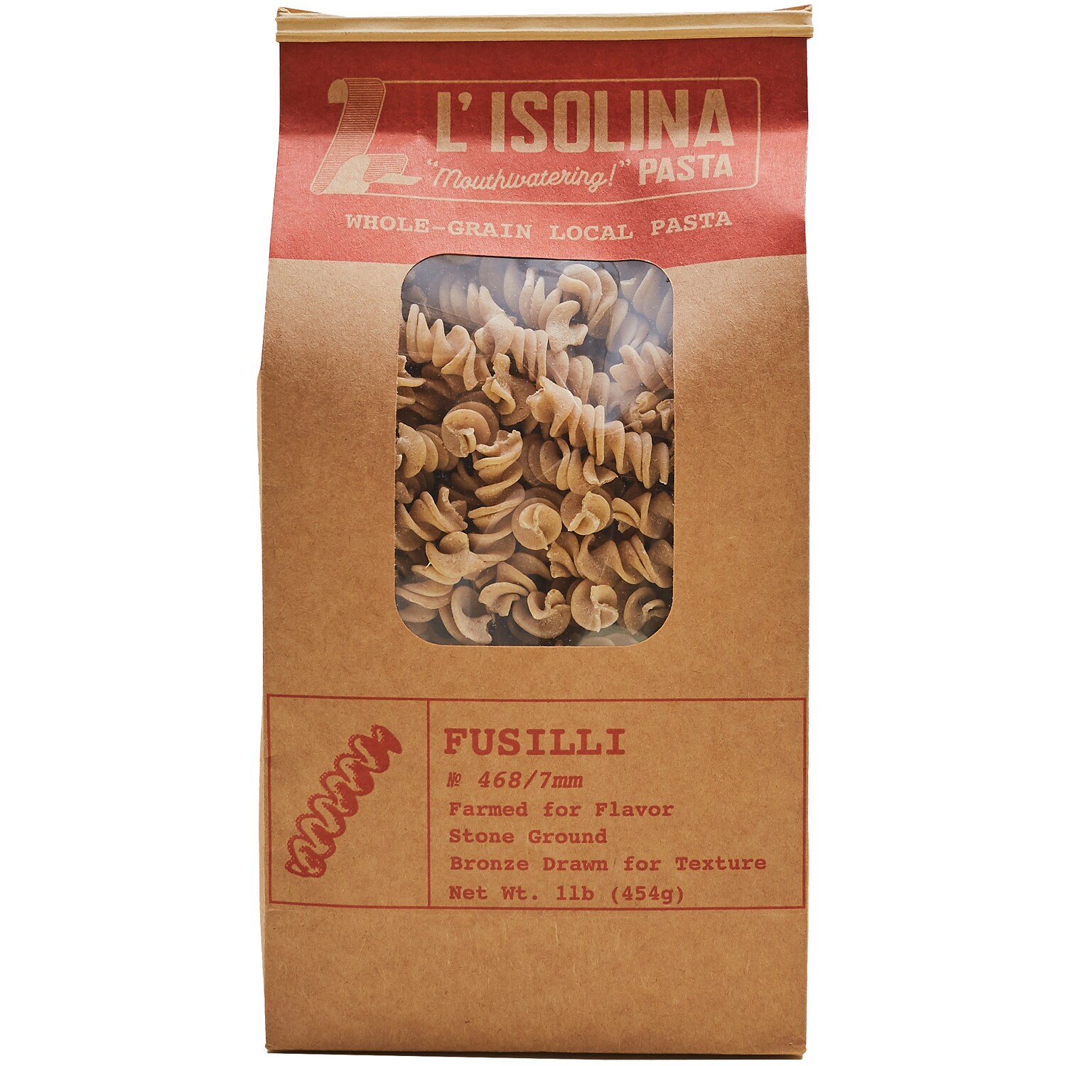 L'Isolina Whole-Grain Local Fusilli