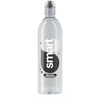 smartwater Electrolyte-Enhanced Alkaline Water with Antioxidant, Sport Cap, Plastic Bottle