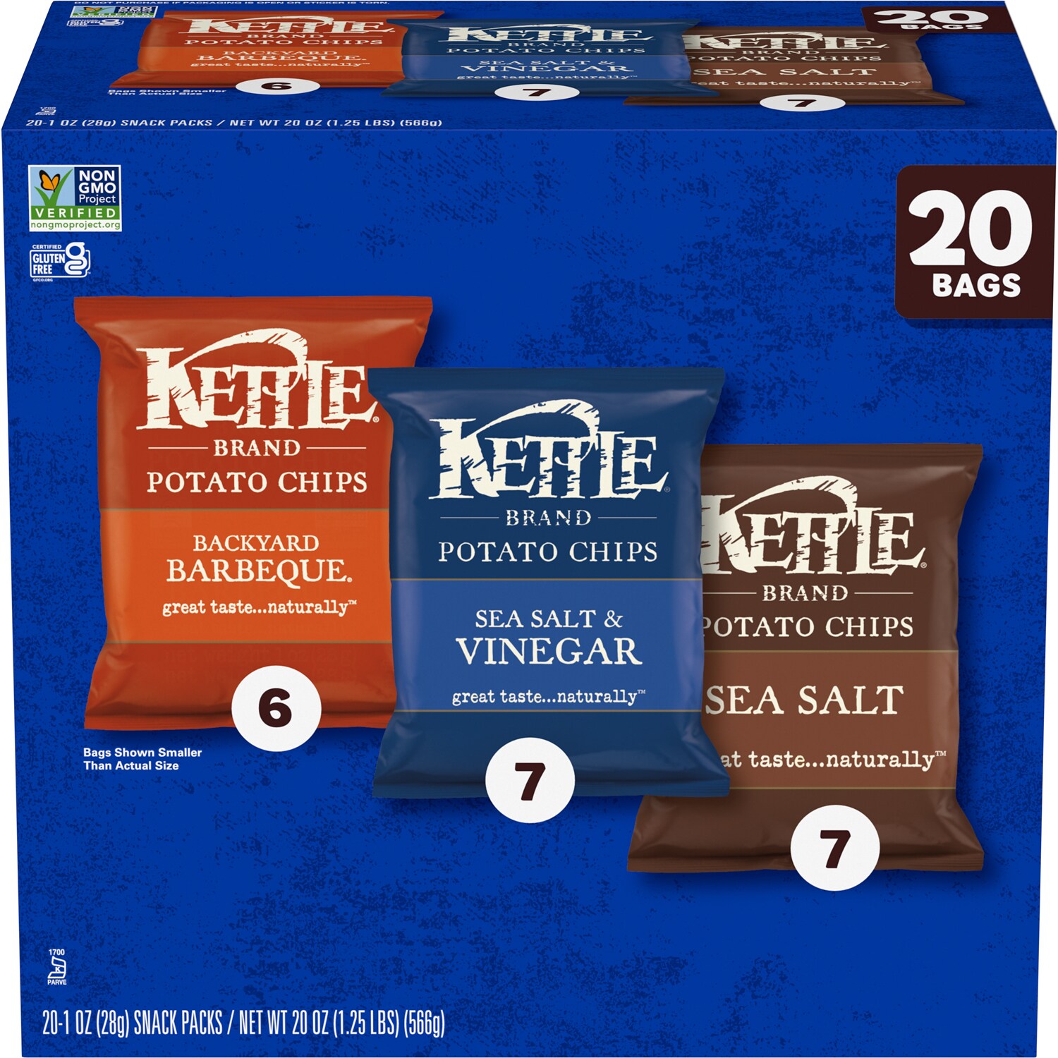 Kettle Brand Potato Chips Variety Pack