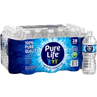 Pure Life Purified Water, Plastic Bottles