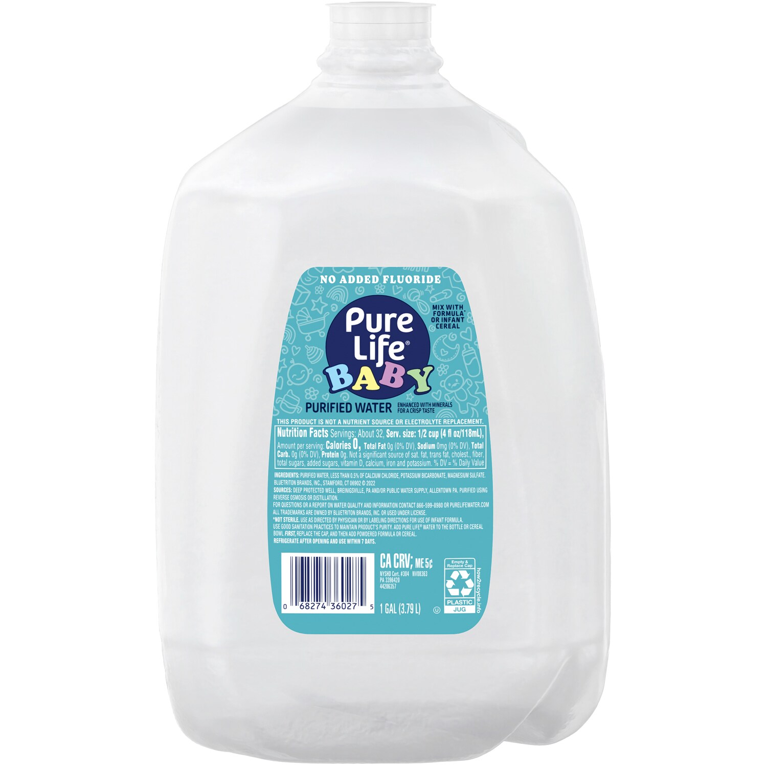 Pure Life Baby Purified Water, Plastic Bottle