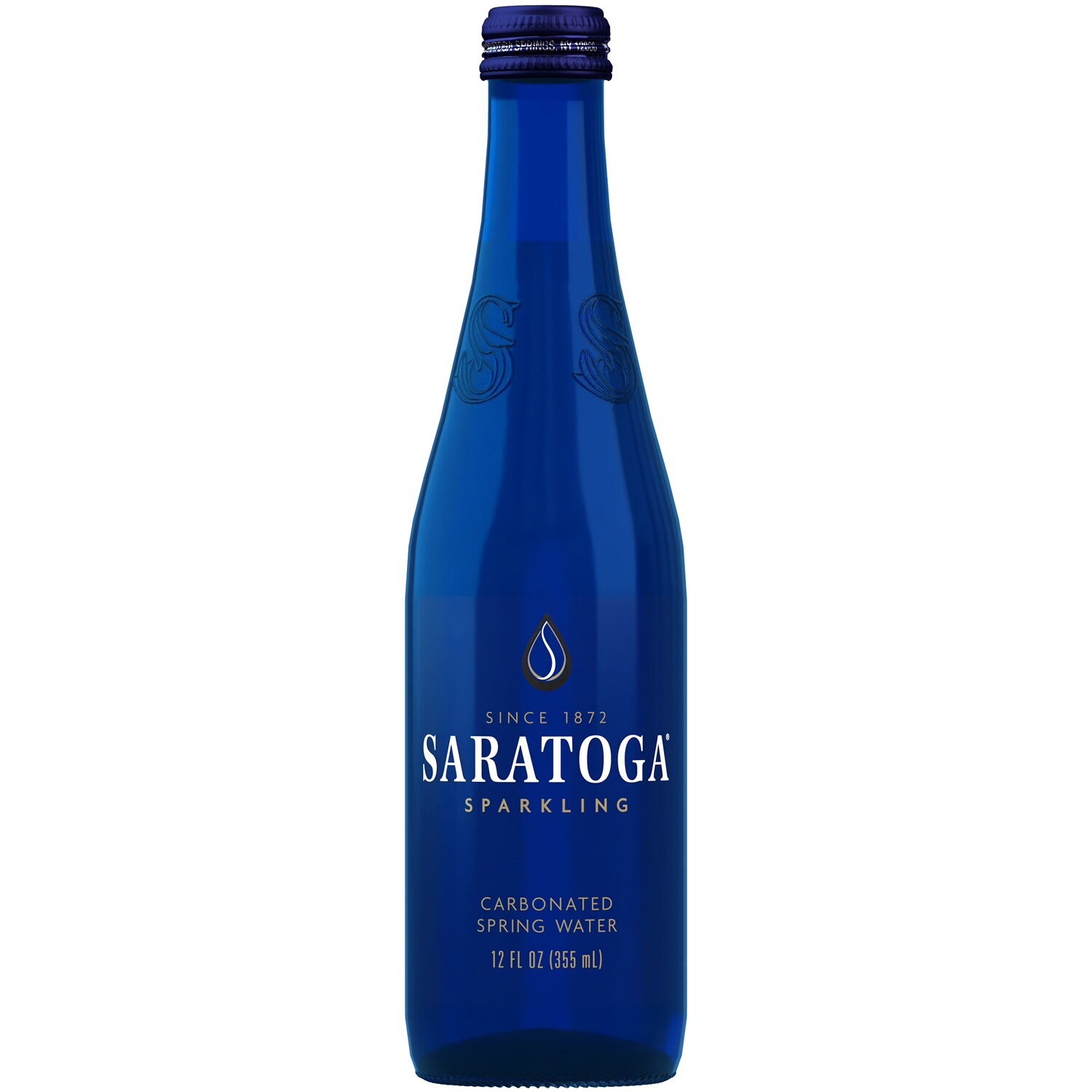 Saratoga Sparkling Spring Water, Glass Bottle
