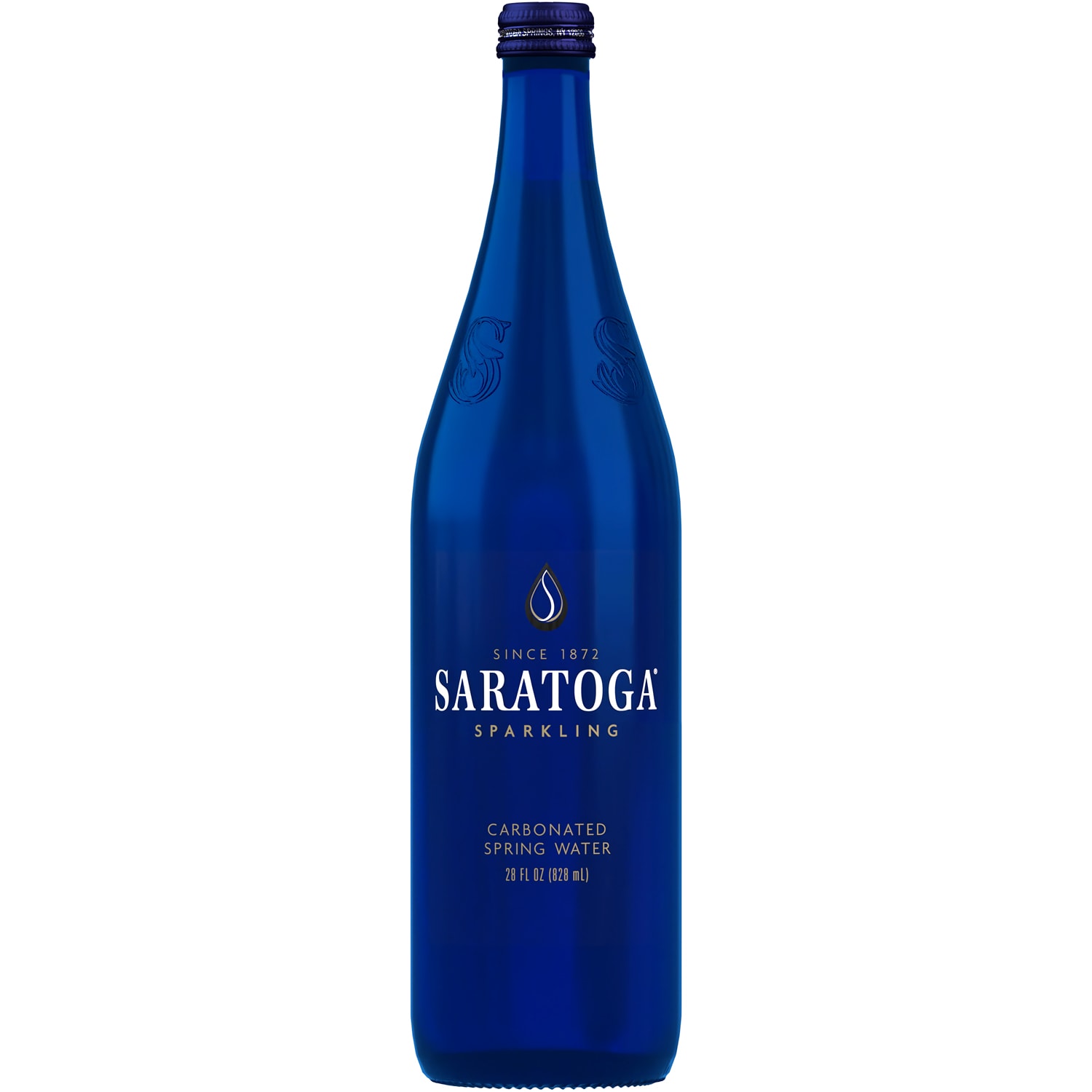 Saratoga Sparkling Spring Water, Glass Bottle