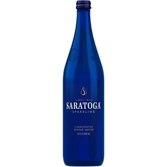 Saratoga Sparkling Spring Water, Glass Bottle