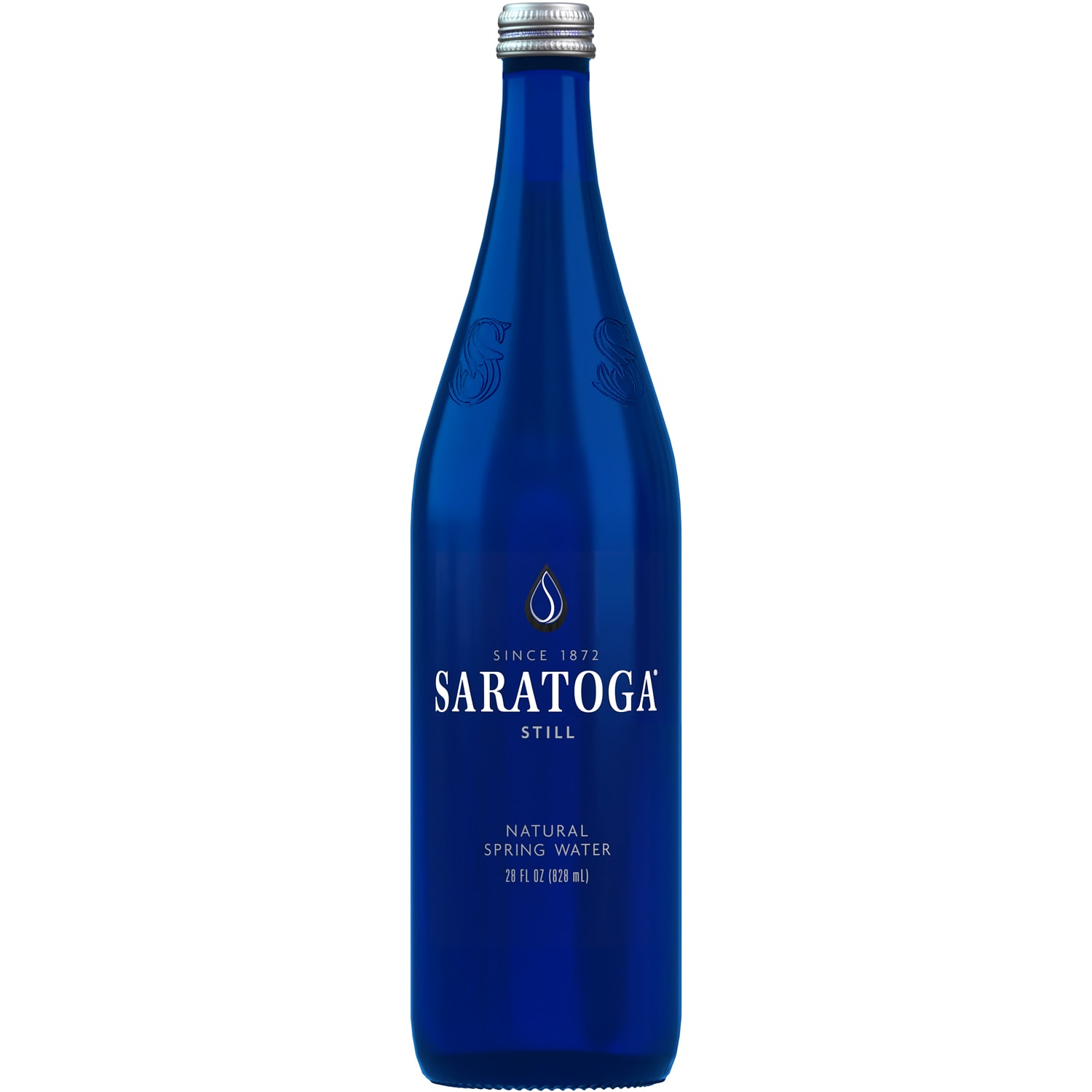 Saratoga Natural Spring Water, Glass Bottle