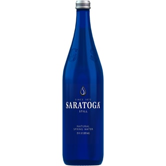 Saratoga Natural Spring Water, Glass Bottle