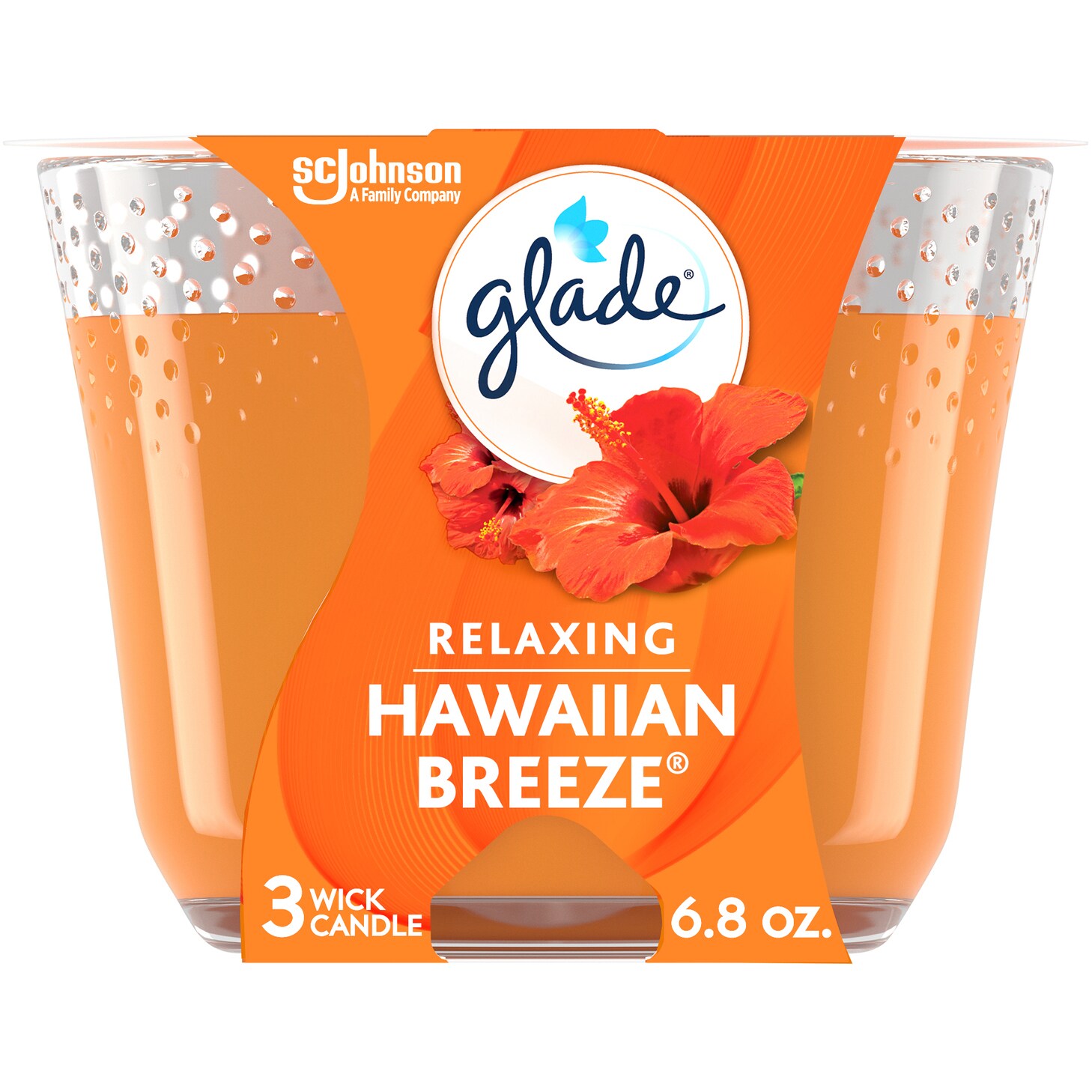 Glade Scented Candle, Hawaiian Breeze