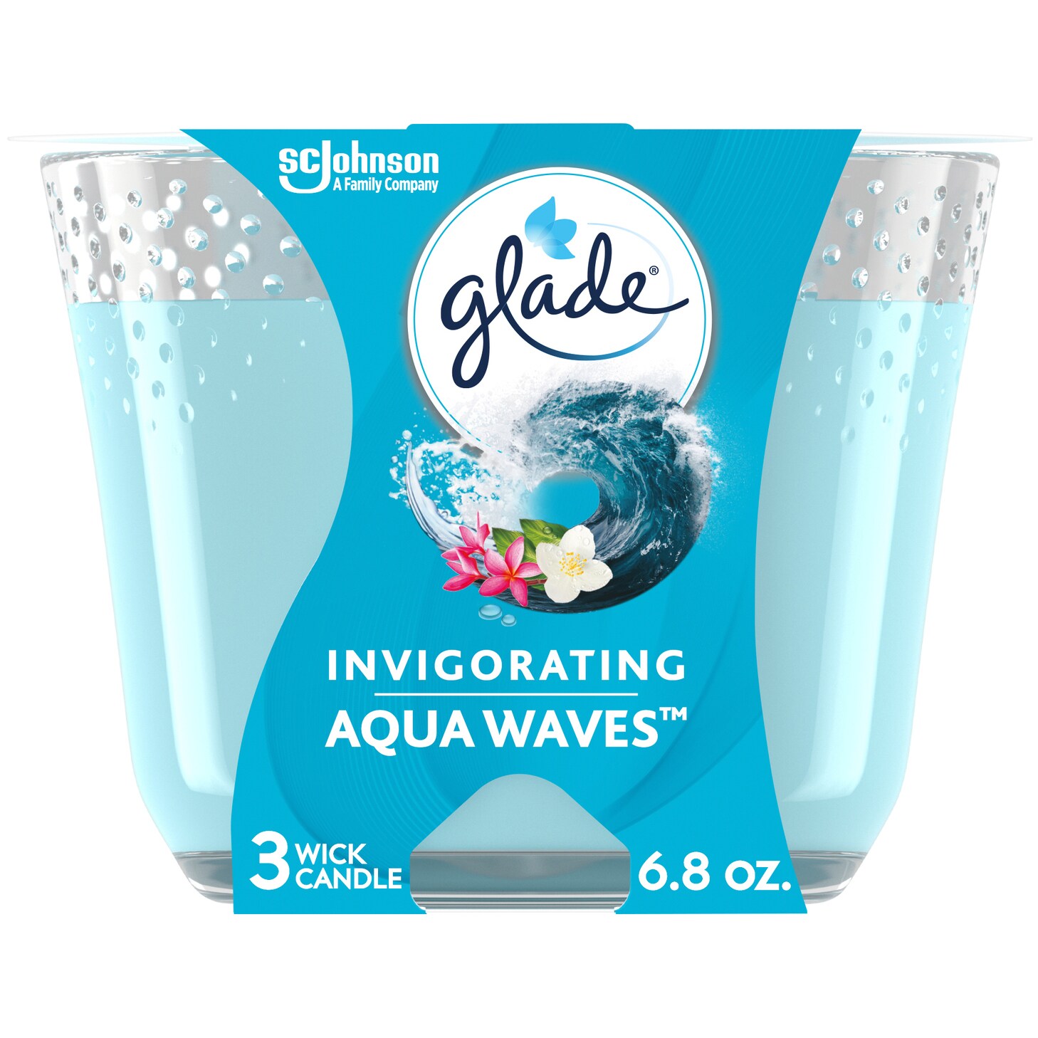 Glade Scented Candle, Aqua Waves