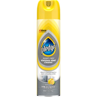 Pledge Stainless Steel Cleaner, Lemon