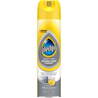 Pledge Stainless Steel Cleaner, Lemon