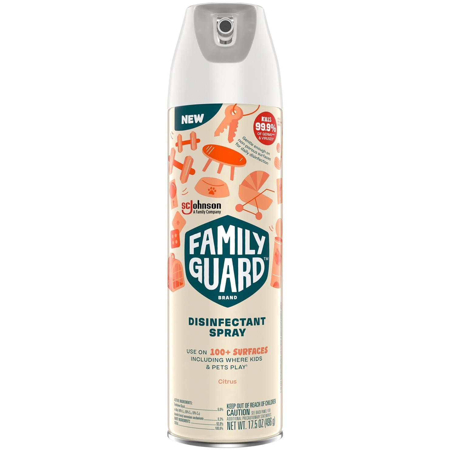 FamilyGuard Disinfectant Spray, Citrus