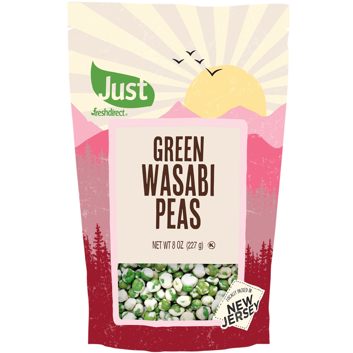 Just FreshDirect Green Wasabi Peas