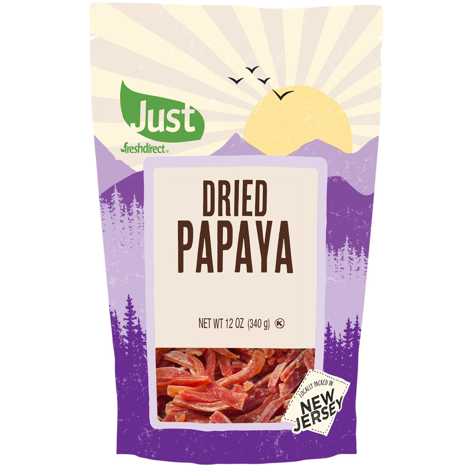 Just FreshDirect Dried Papaya