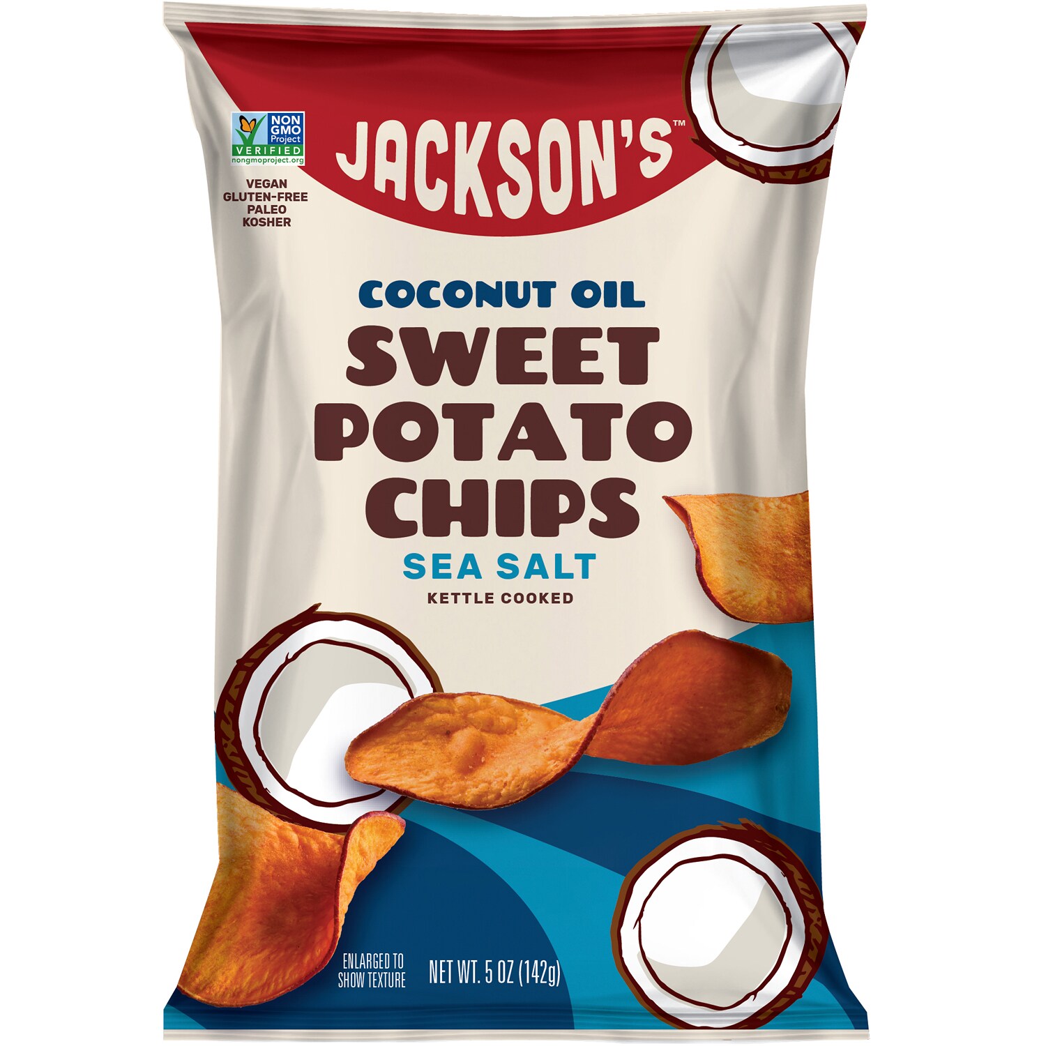 Jackson's Coconut Oil Sweet Potato Chips, Sea Salt