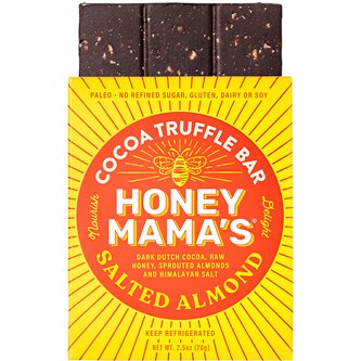 Honey Mama's Cocoa Truffle Bar, Salted Almond