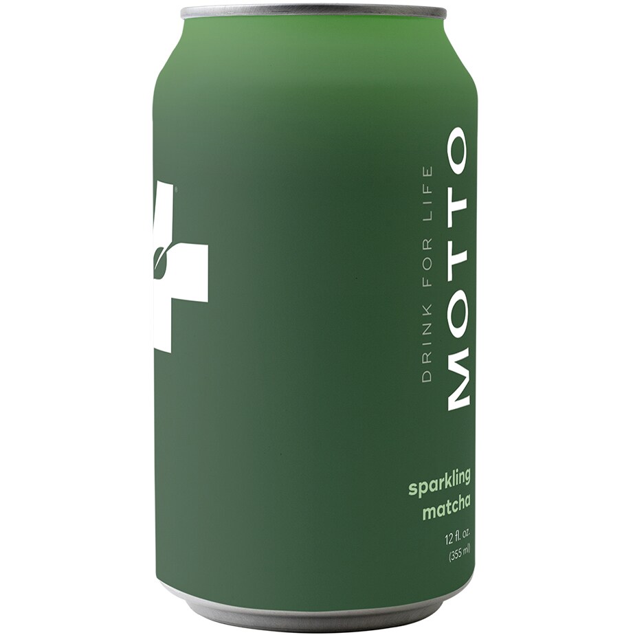 Motto Sparkling Matcha, Can