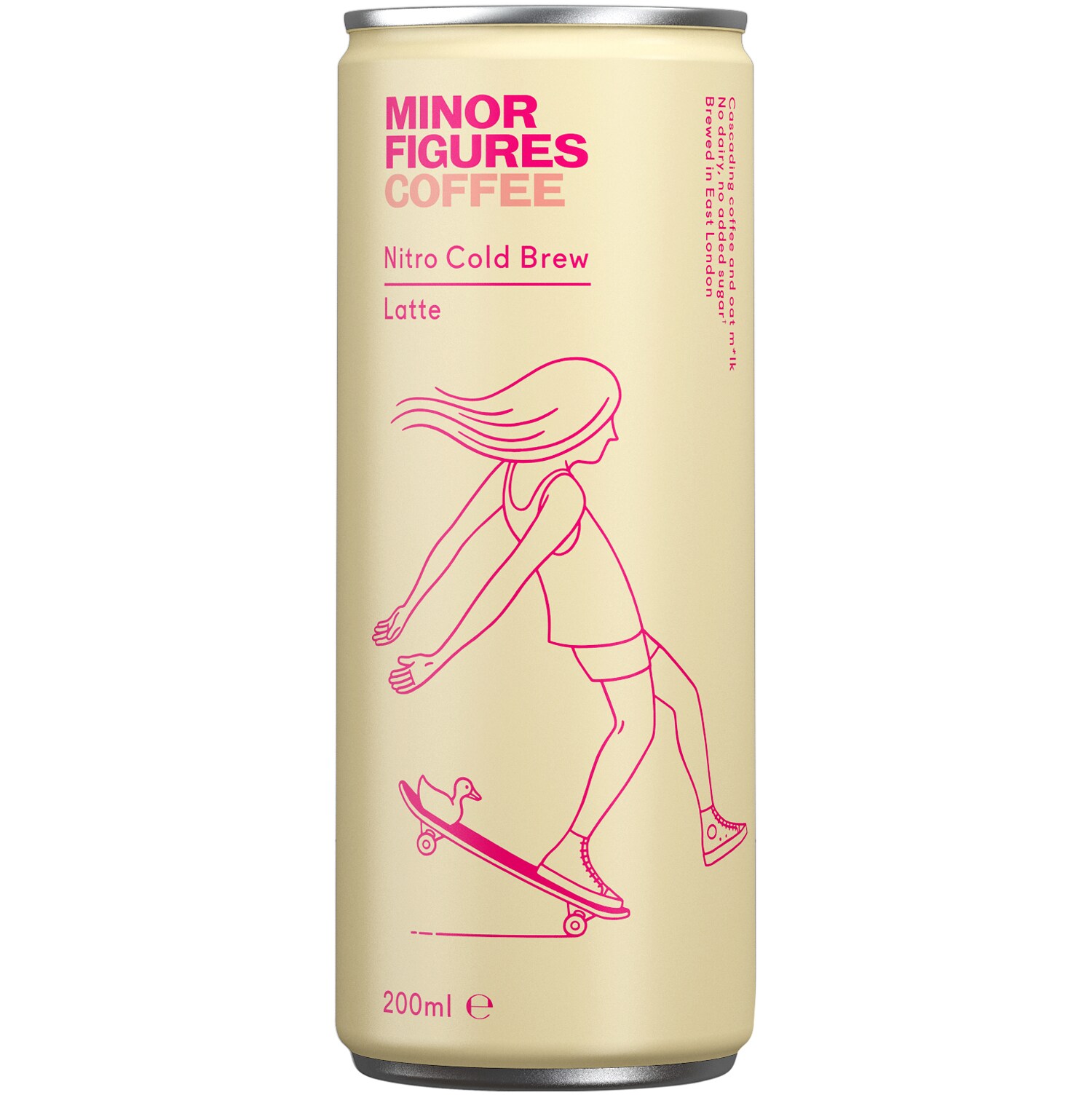 Minor Figures Nitro Cold Brew Oat Milk Latte, Can