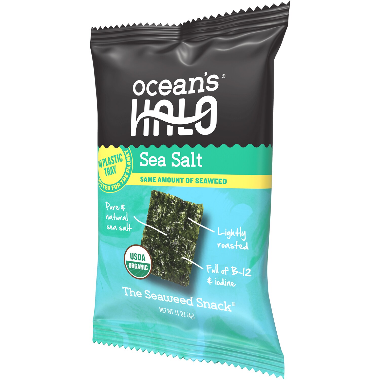 Ocean's Halo The Seaweed Snack, Sea Salt