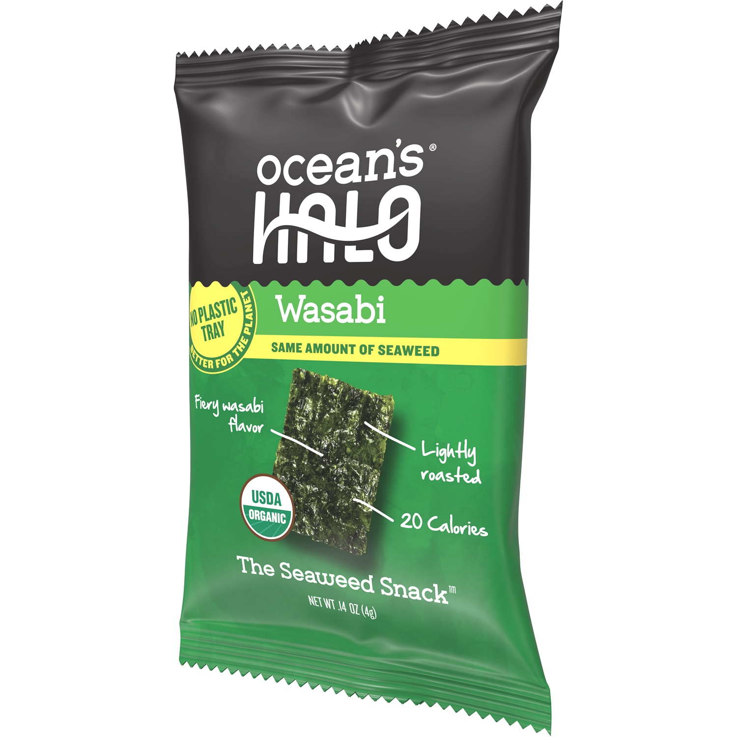 Ocean's Halo The Seaweed Snack, Wasabi