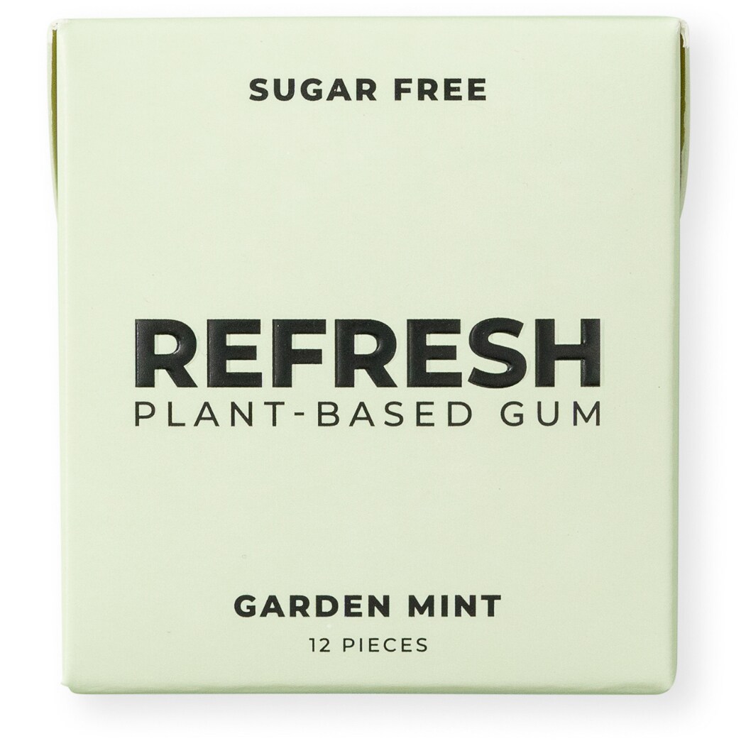 Refresh Plant-Based Gum, Garden Mint