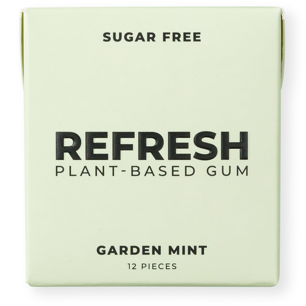 Refresh Plant-Based Gum, Garden Mint