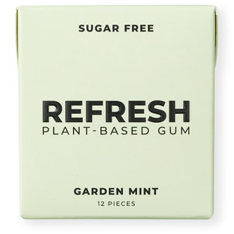 Refresh Plant-Based Gum, Garden Mint