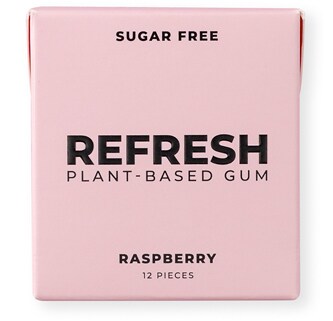 Refresh Plant-Based Gum, Raspberry