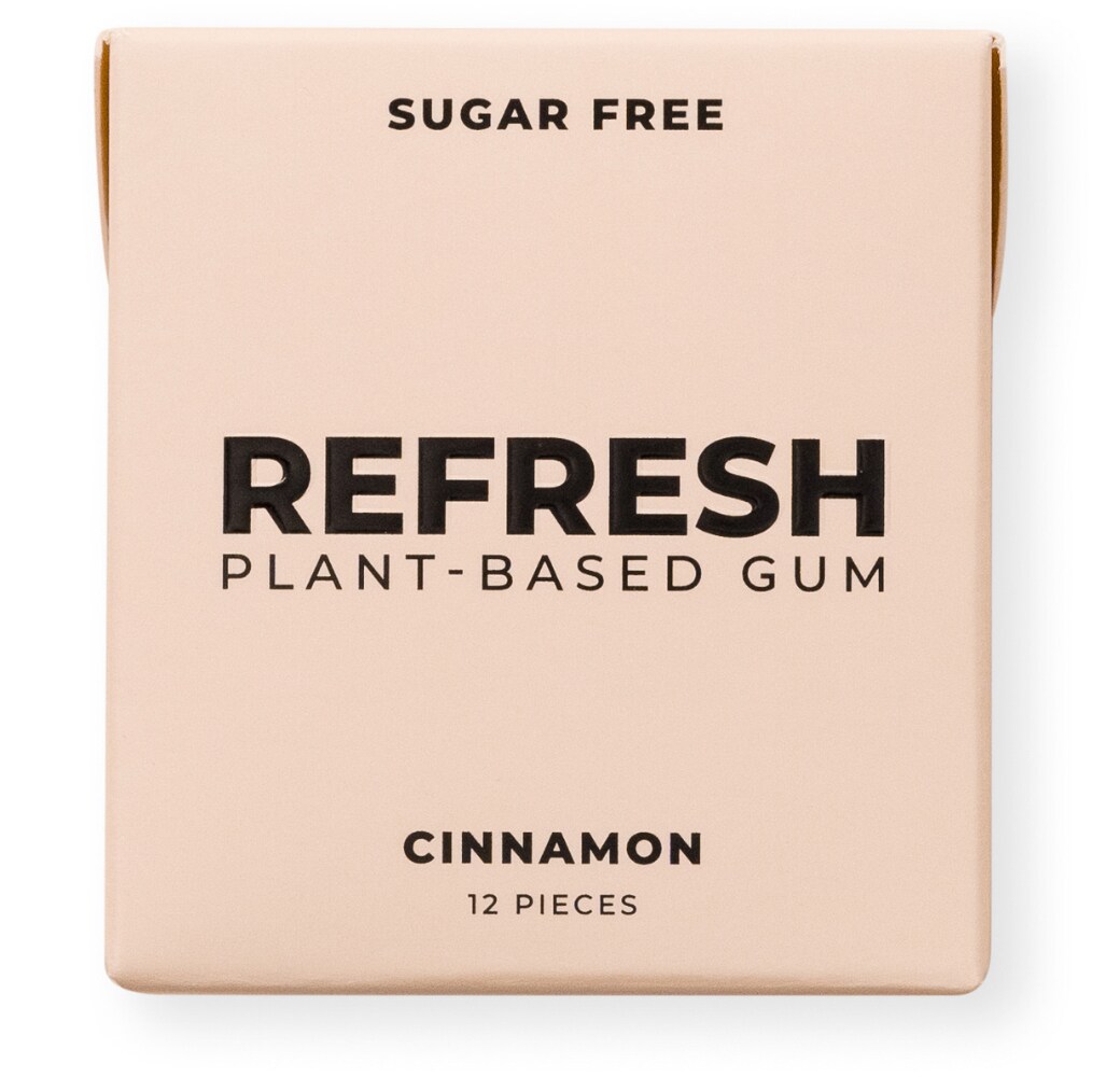 Refresh Plant-Based Gum, Cinnamon
