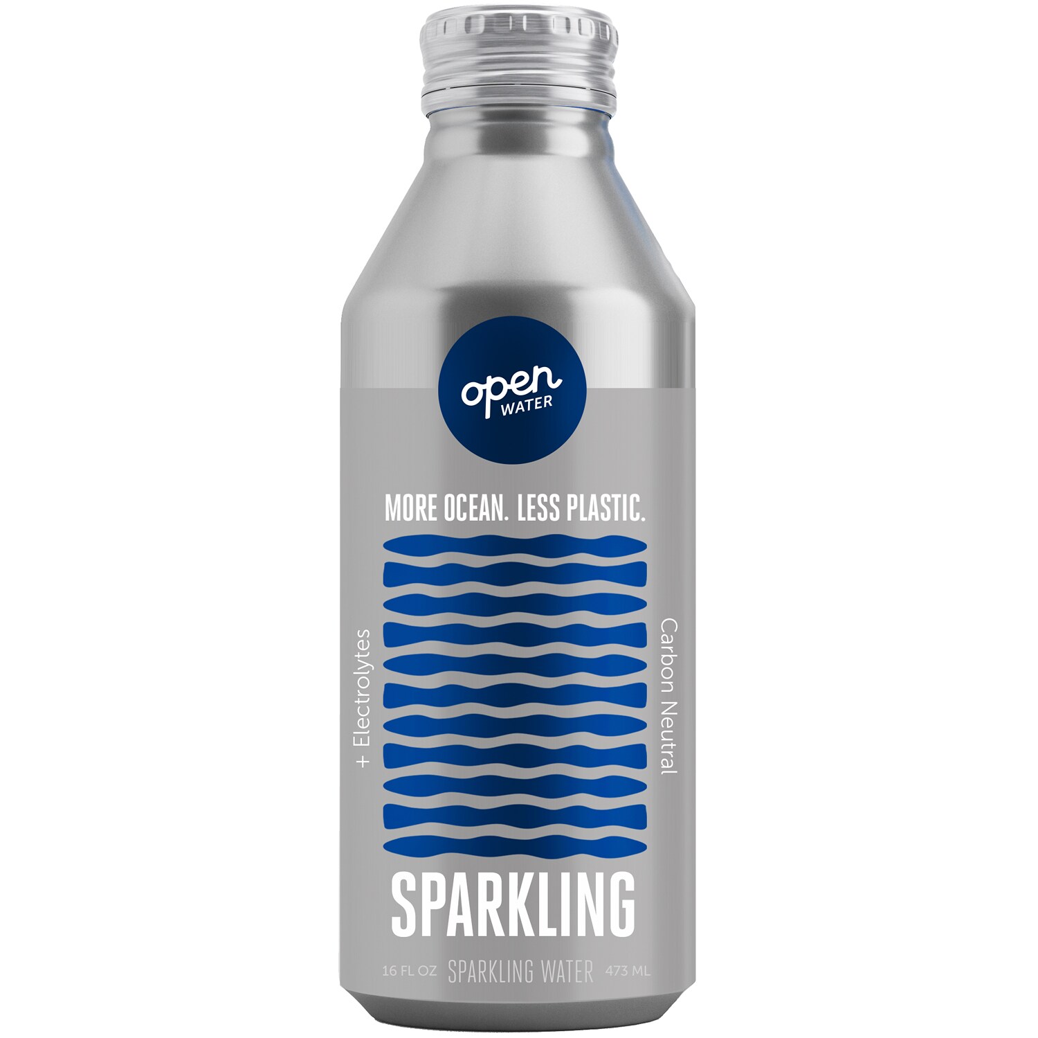 Open Water Sparkling Water, Aluminum Bottle