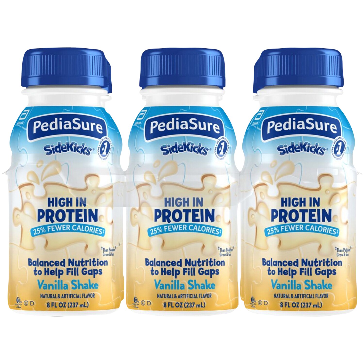 PediaSure SideKicks Shake, Vanilla, Plastic Bottles