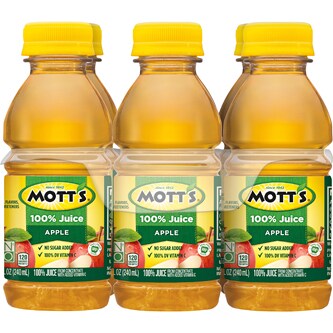 Mott's Apple Juice from Concentrate, Plastic Bottles