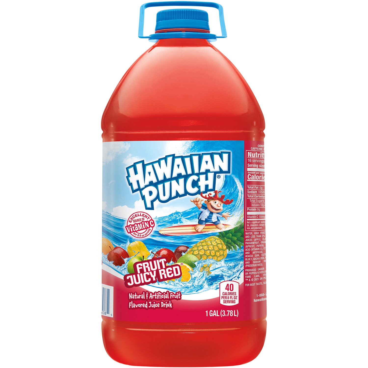 Hawaiian Punch Juice Drink, Fruit Juicy Red, Plastic Bottle