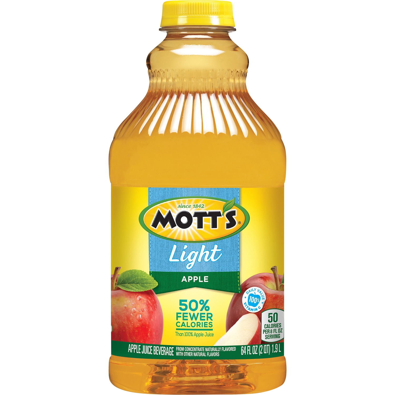 Mott's Light Apple Juice from Concentrate, Plastic Bottle