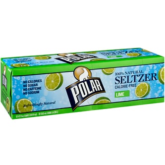 Polar Seltzer, Lime, Cans