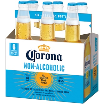 Corona Non-Alcoholic Beer, Glass Bottles
