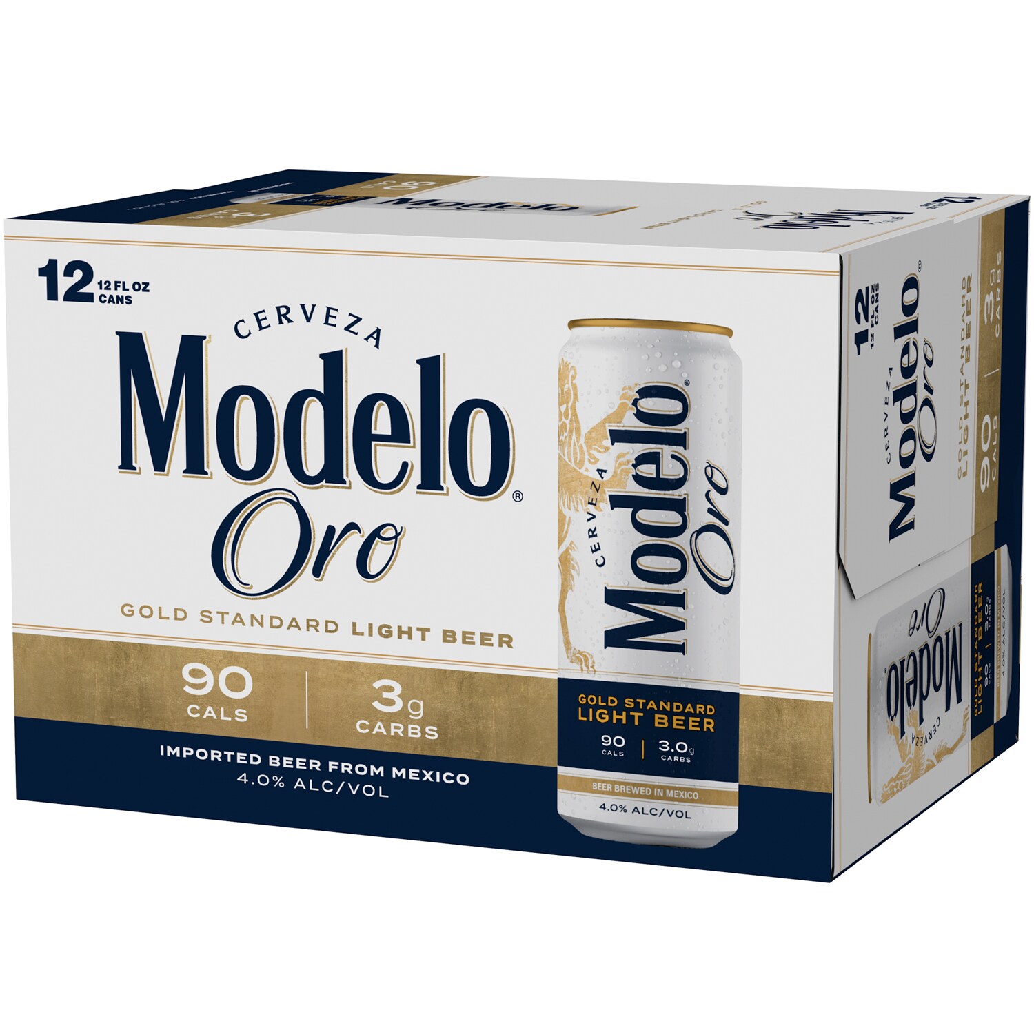 Modelo Oro Light Lager, Cans