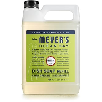 Mrs. Meyer's Clean Day Liquid Dish Soap Refill, Lemon Verbena