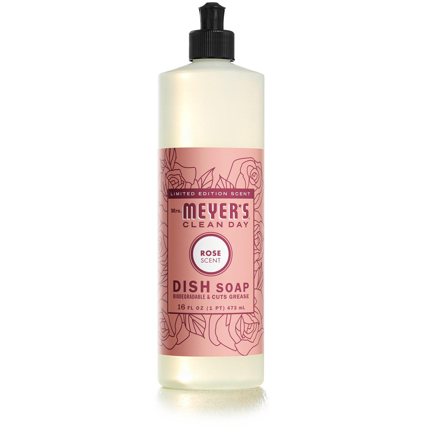 Mrs. Meyer's Clean Day Liquid Dish Soap, Rose