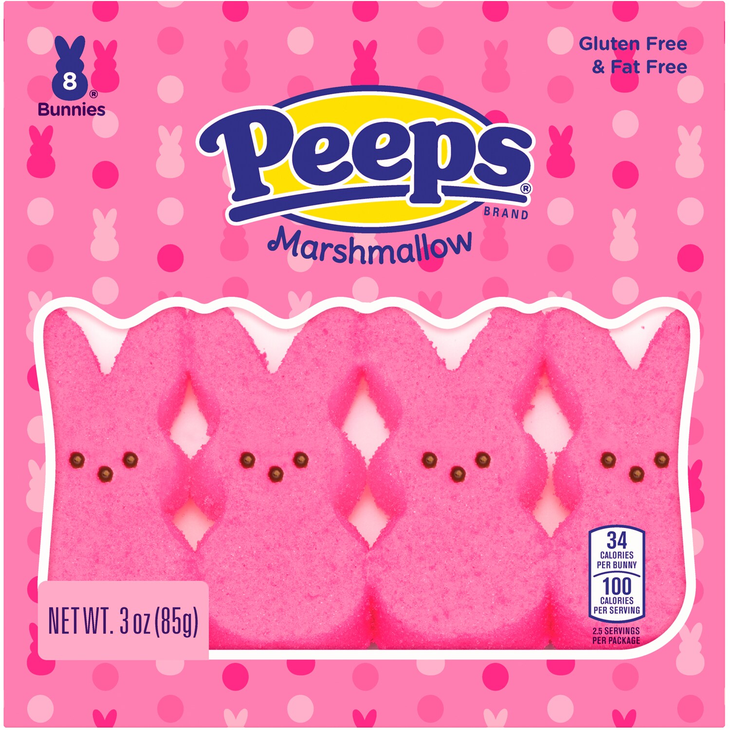 Peeps Marshmallow Bunnies, Pink