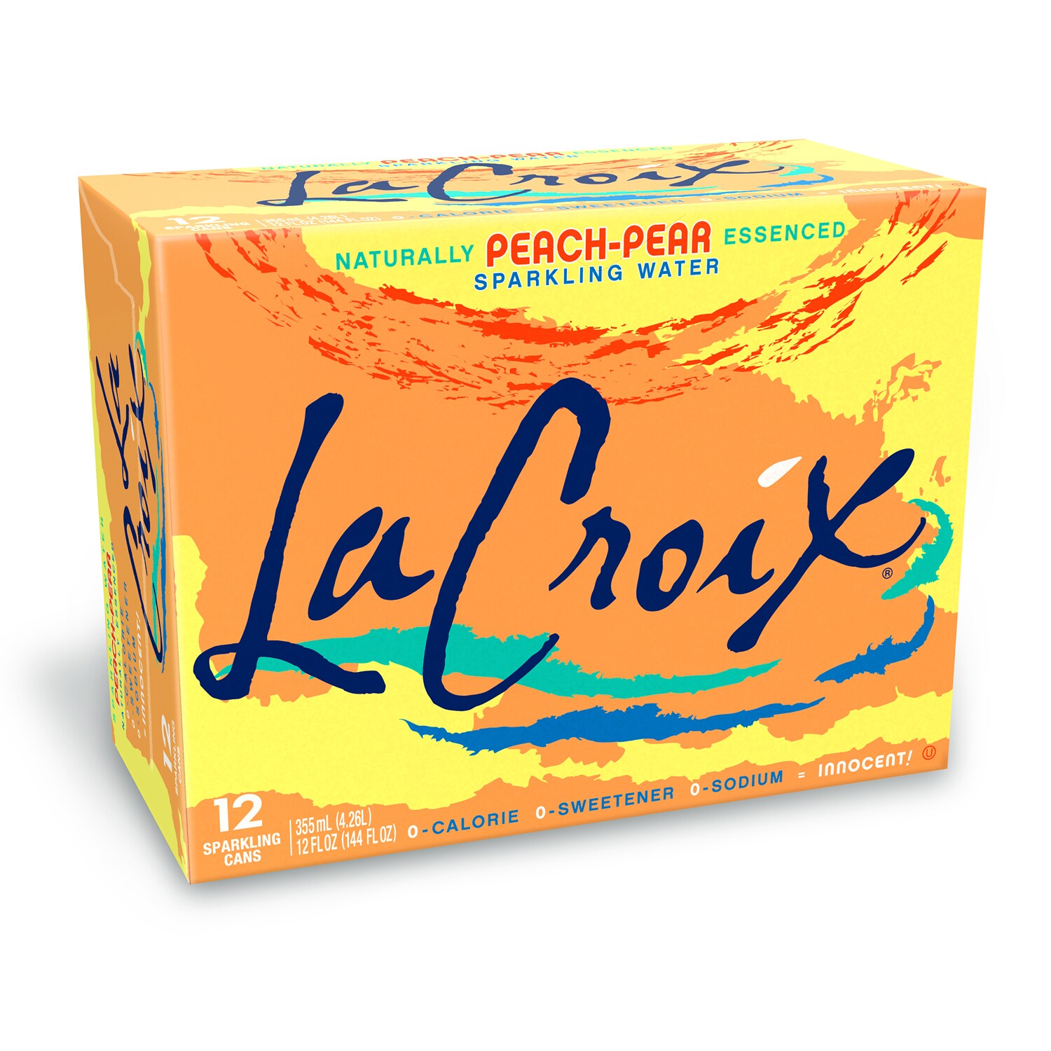 LaCroix Sparkling Water, Peach-Pear, Cans