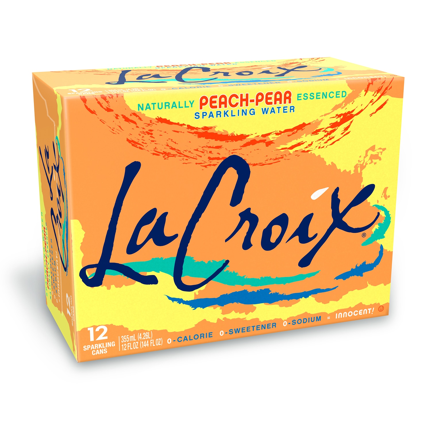 LaCroix Sparkling Water, Peach-Pear, Cans